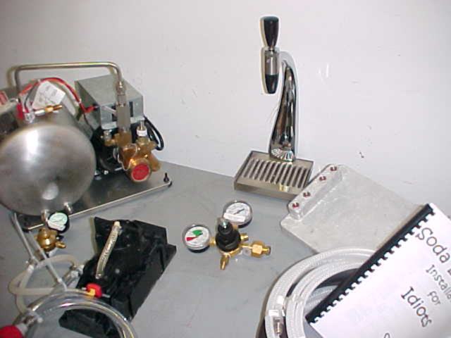 1-Flavor Draft Arm Cold Plate Soda Fountain System