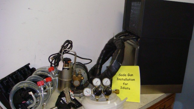 4-Flavor Soda Gun Remote Soda Fountain System